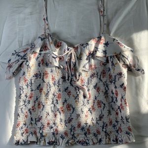 Floral crop top